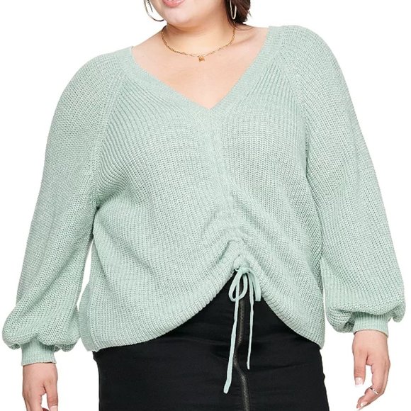 SO Cinched Front Sweater - Picture 1 of 3